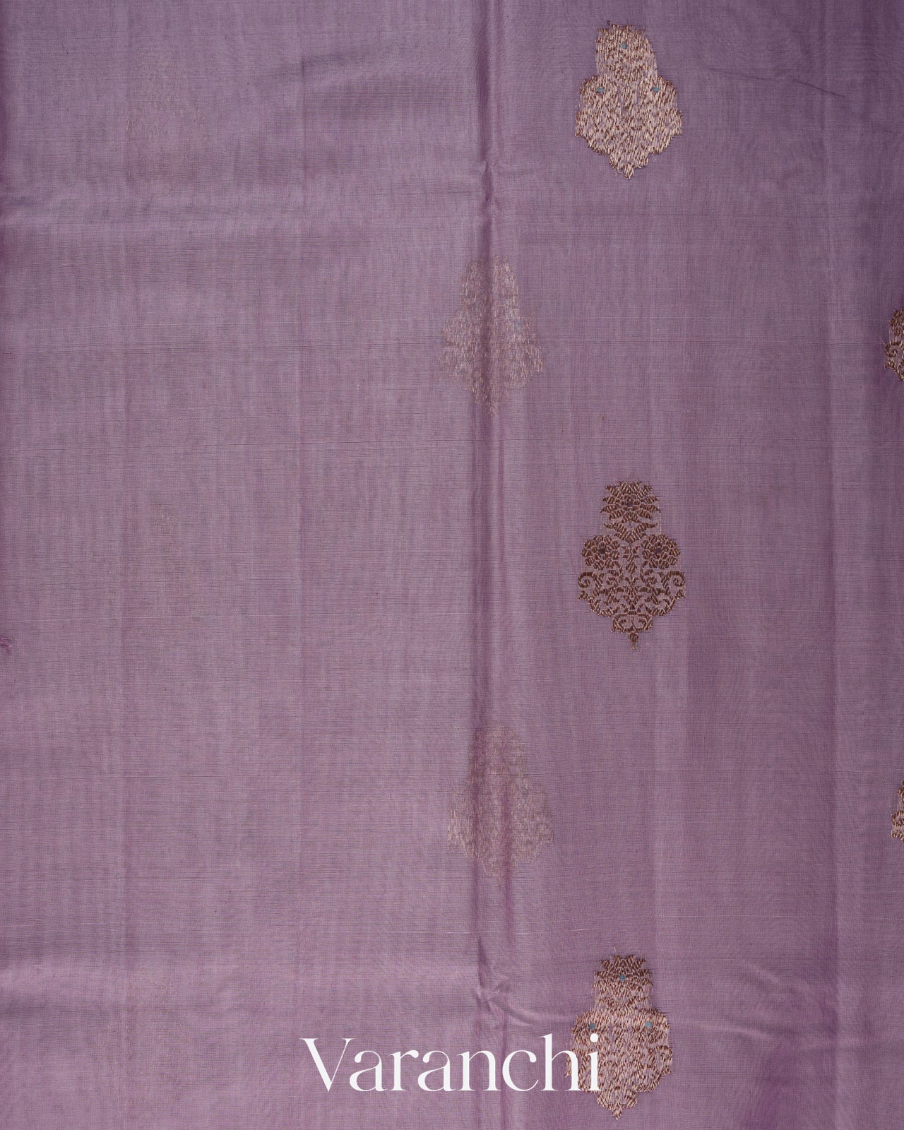 Lavender Pure Chanderi Silk Cotton Handloom Saree
