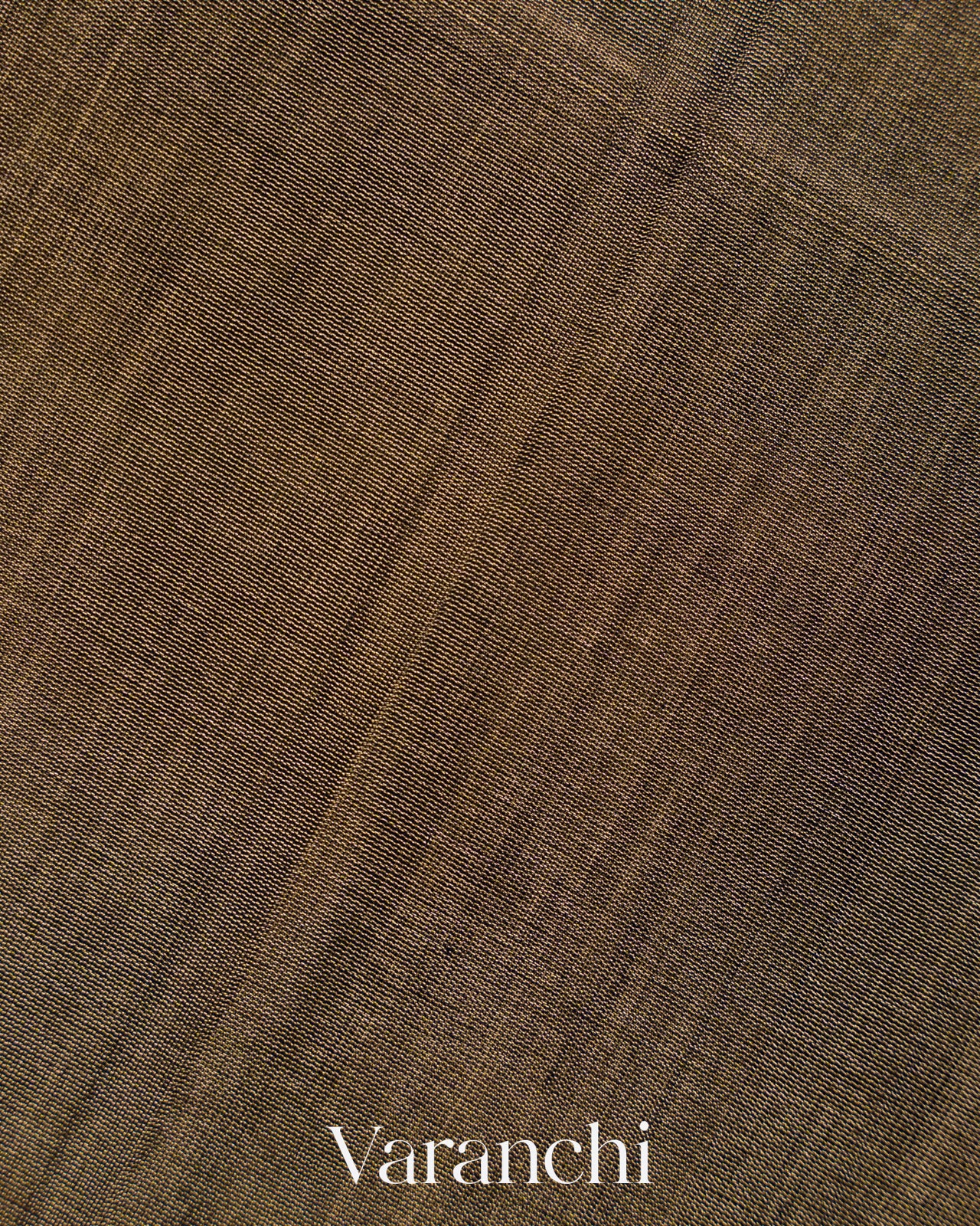 Olive Brown Pure Maheshwari Silk Cotton Handloom Saree