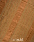 Wheat Beige Pure Maheshwari Silk Cotton Handloom Saree