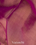 Mauve Pure Maheshwari Silk Cotton Handloom Saree