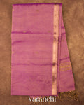 Onion Pink Pure Maheshwari Silk Cotton Handloom Saree