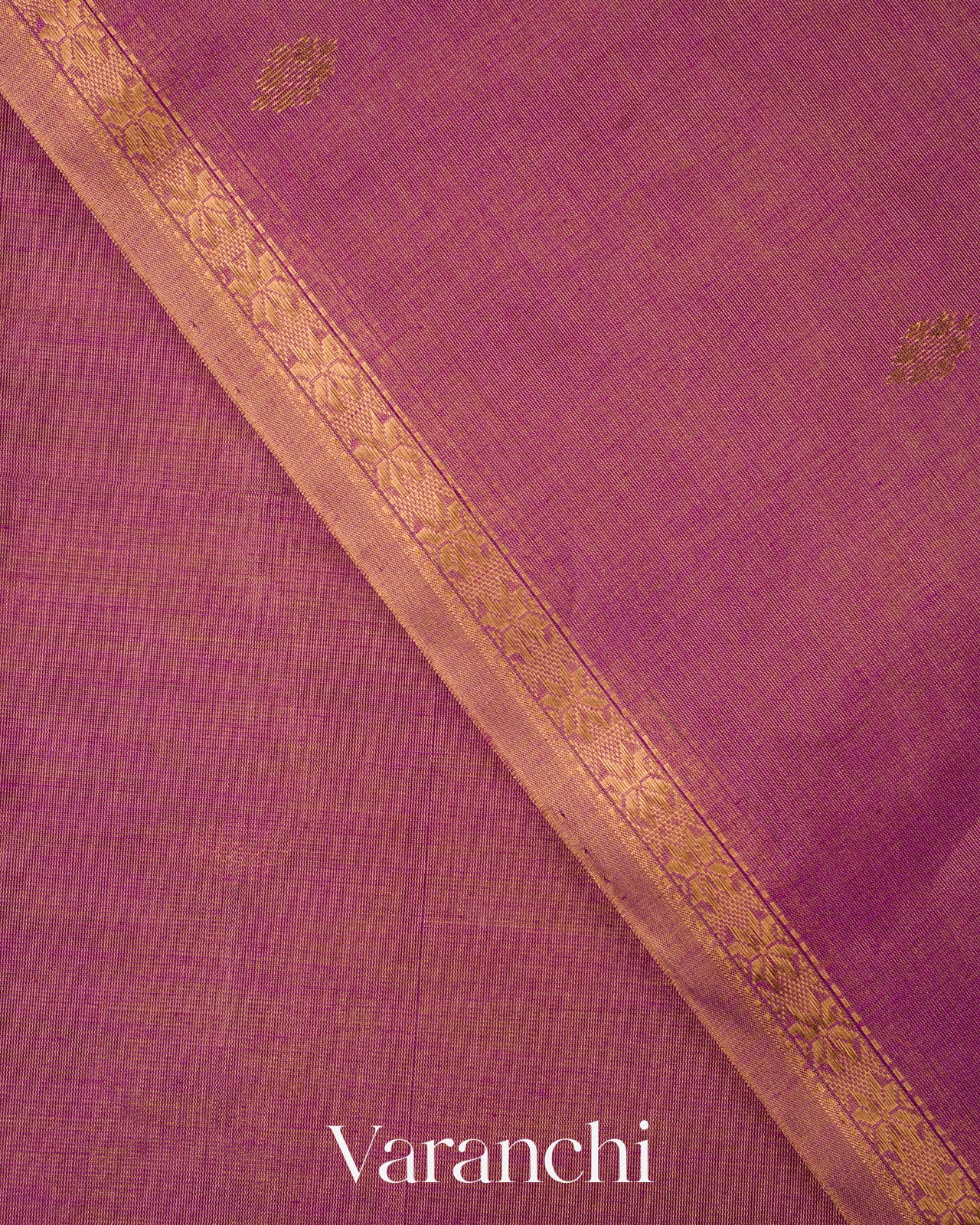 Onion Pink Pure Maheshwari Silk Cotton Handloom Saree
