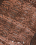 Jet Black Jamdani Pure Silk Linen Handloom Saree