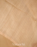 Beige Jmadani Pure Muslin Silk Handloom Saree