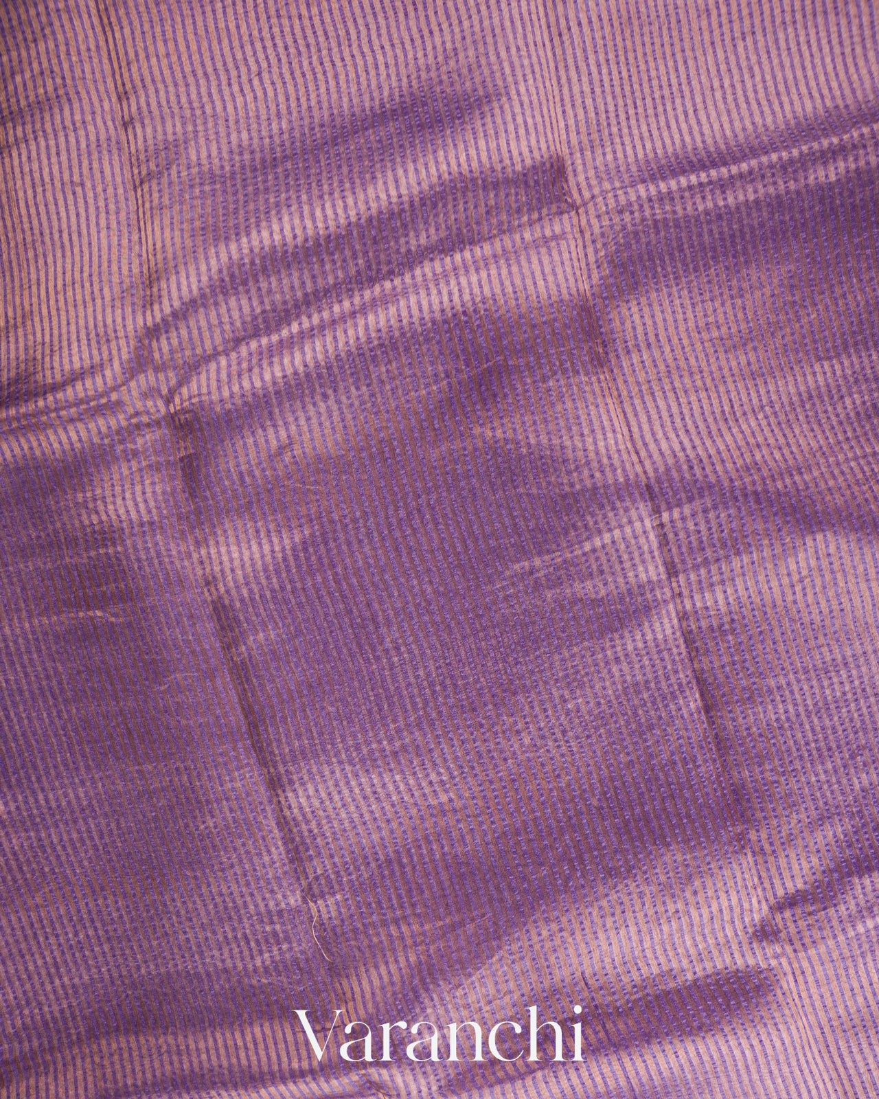 Lavender Floral Printed Pure Katan Silk Saree
