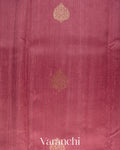 Rose Pink Pure Raw Silk Handloom Saree