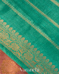 Dusty Rose Pure Raw Silk Handloom Saree