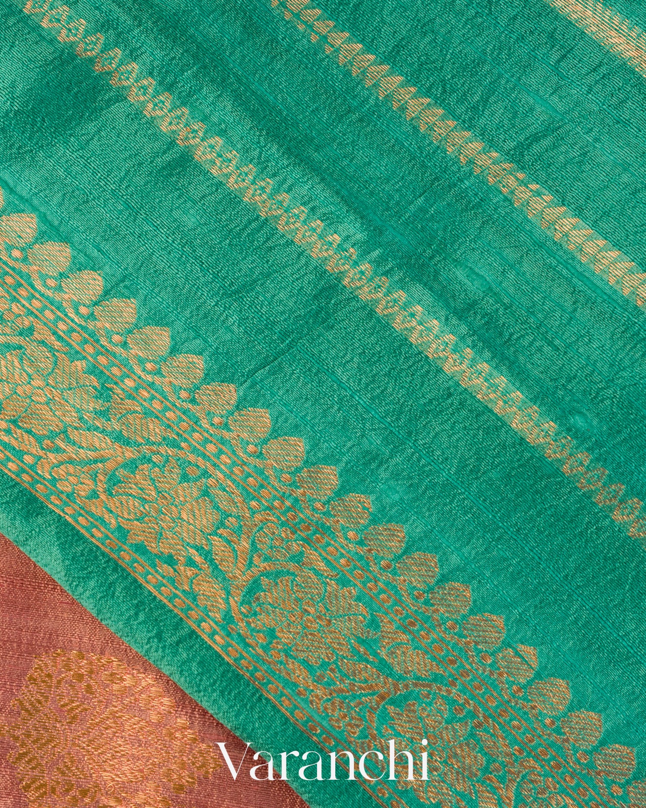 Dusty Rose Pure Raw Silk Handloom Saree