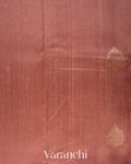 Dusty Rose Pure Raw Silk Handloom Saree
