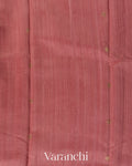 Dusty Rose Pure Raw Silk Handloom Saree