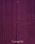 Purple Pure Raw Silk Handloom Saree