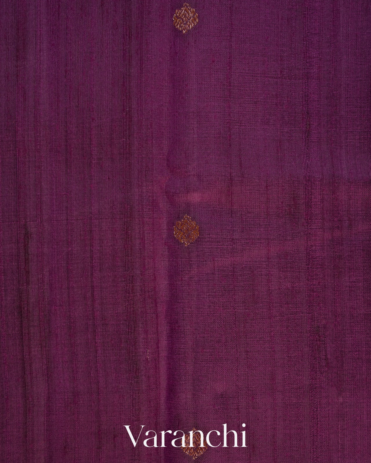 Purple Pure Raw Silk Handloom Saree