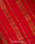 Parrot Green Pure Mysore Crepe Silk Saree