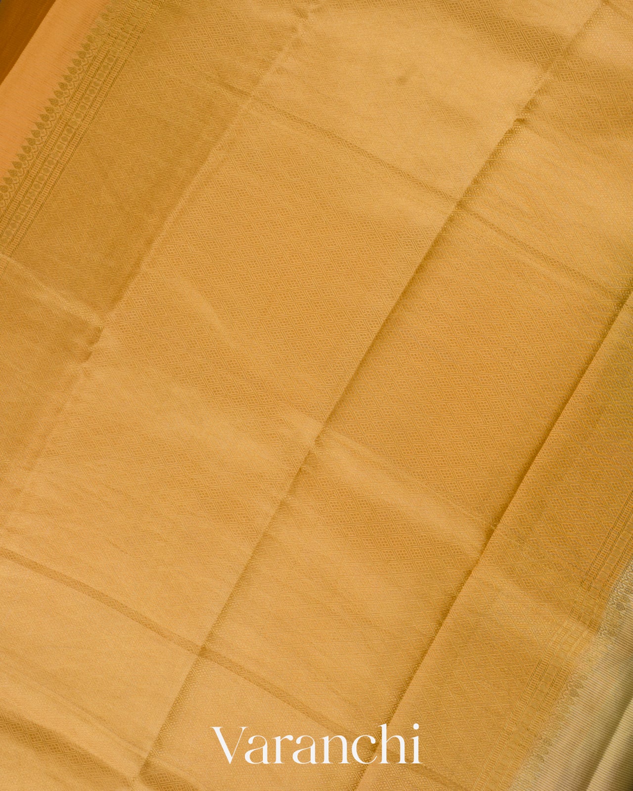 Lime Green Ombre Pure Mysore Crepe Silk Saree