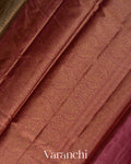 Warm Grey Pure Tussar Silk Saree
