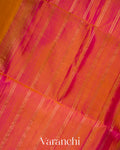 Turmeric OrangeOmbre- Dyed Pure Soft Silk Handloom Saree