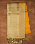Mango Yellow Pure Soft Silk Handloom Saree