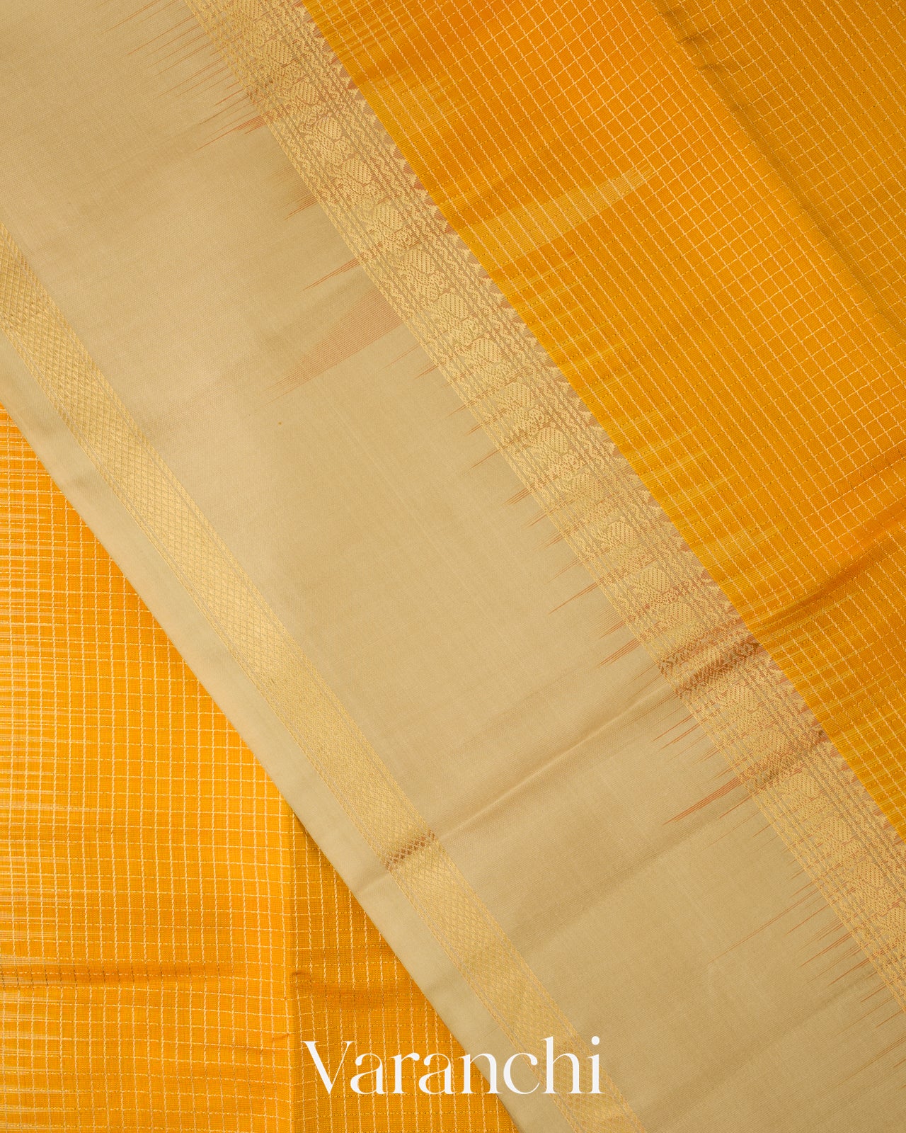 Mango Yellow Pure Soft Silk Handloom Saree