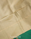 Bottle Green Pure Soft Silk Handloom Saree