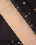 Black Pure Soft Silk Handloom Saree