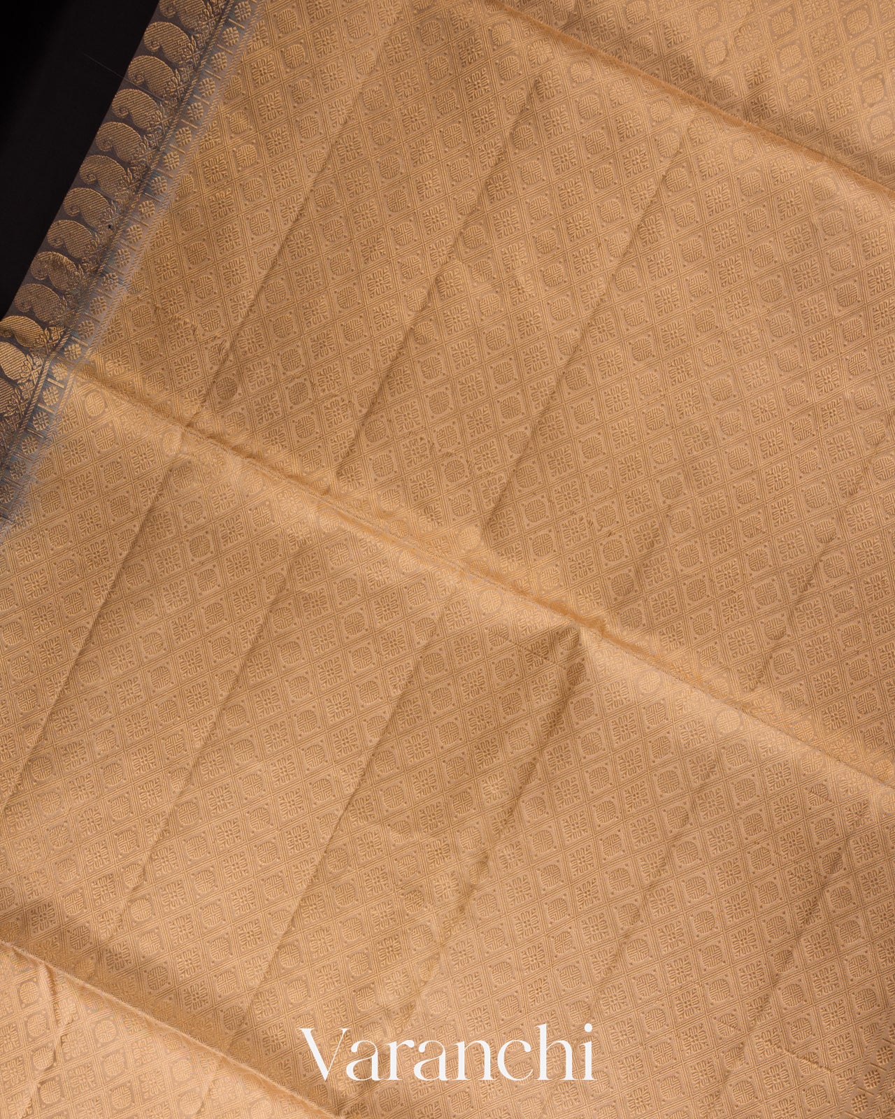 Black Pure Soft Silk Handloom Saree