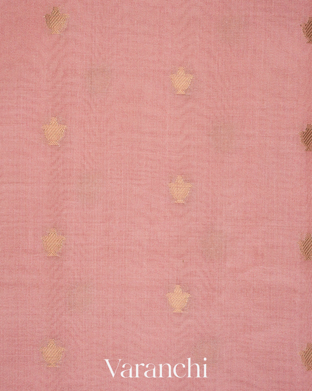 Blush Pink Pichwai Digital Printed Pure Chiniya Silk Saree