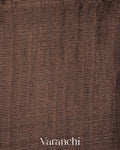 Black with Sequin Embroidery Pure Muslin Silk Handloom Saree
