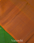 Bottle Green Pure Soft Silk Handloom Saree