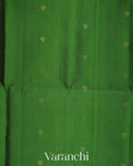 Bottle Green Pure Soft Silk Handloom Saree