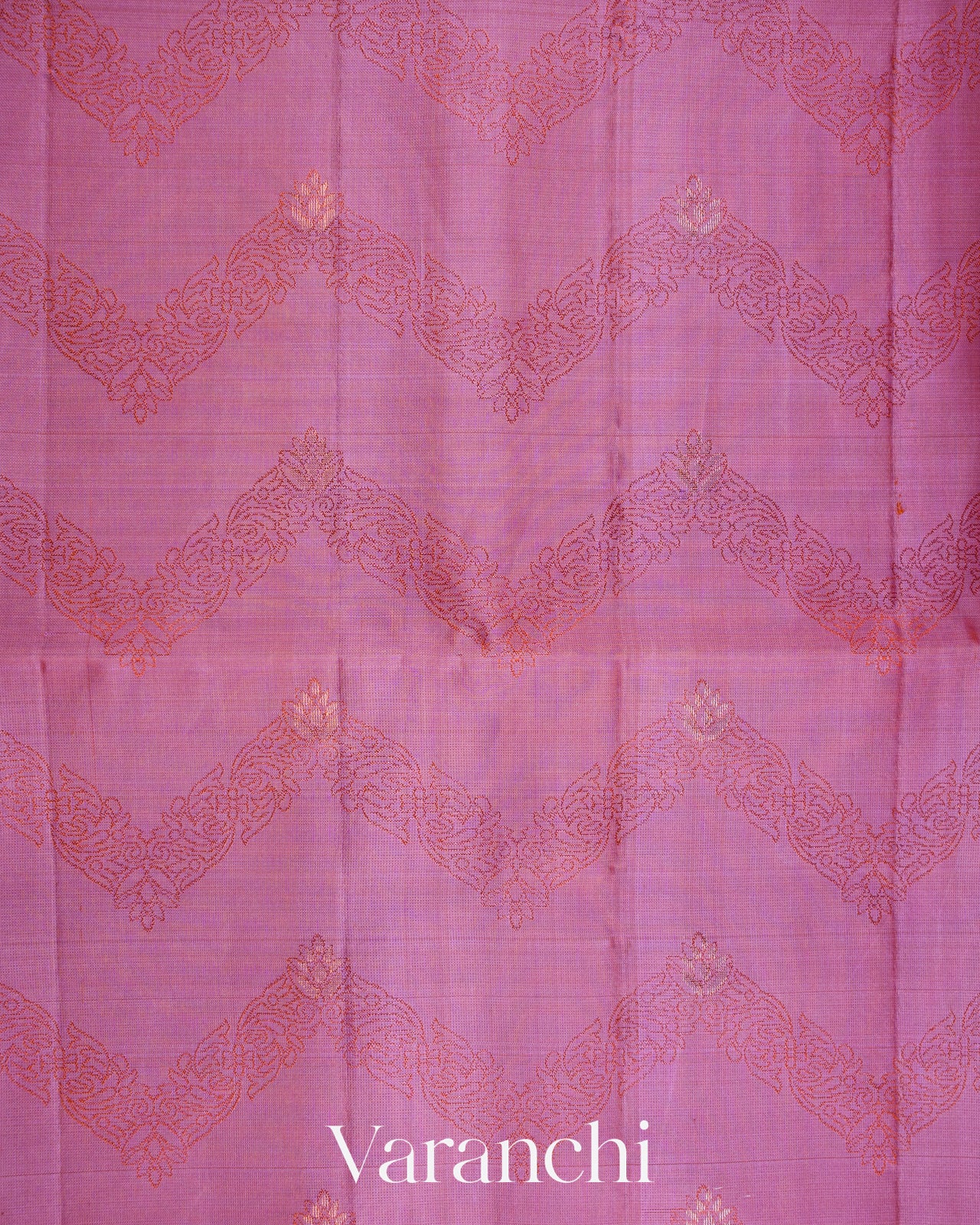 Lilac Pure Soft Silk Handloom Saree