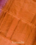Lilac Pure Soft Silk Handloom Saree