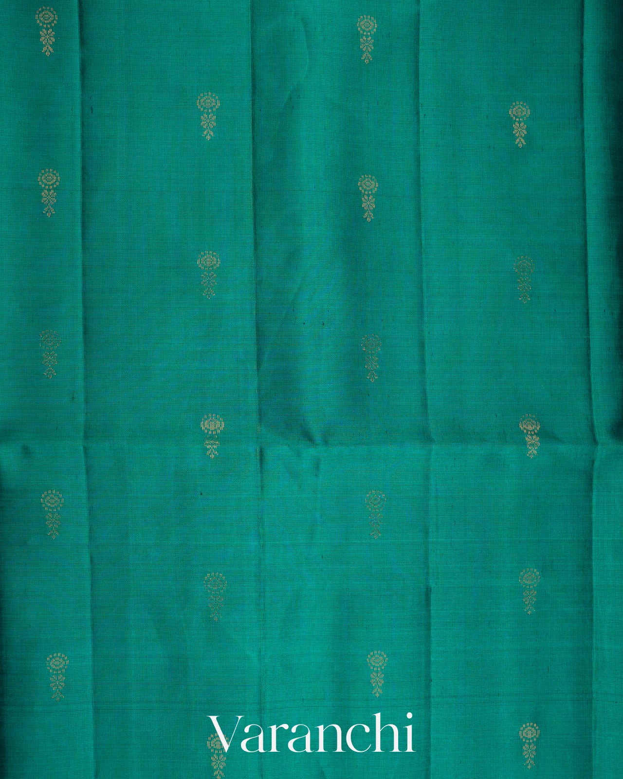 Turquoise Blue Pure Soft Silk Handloom Saree