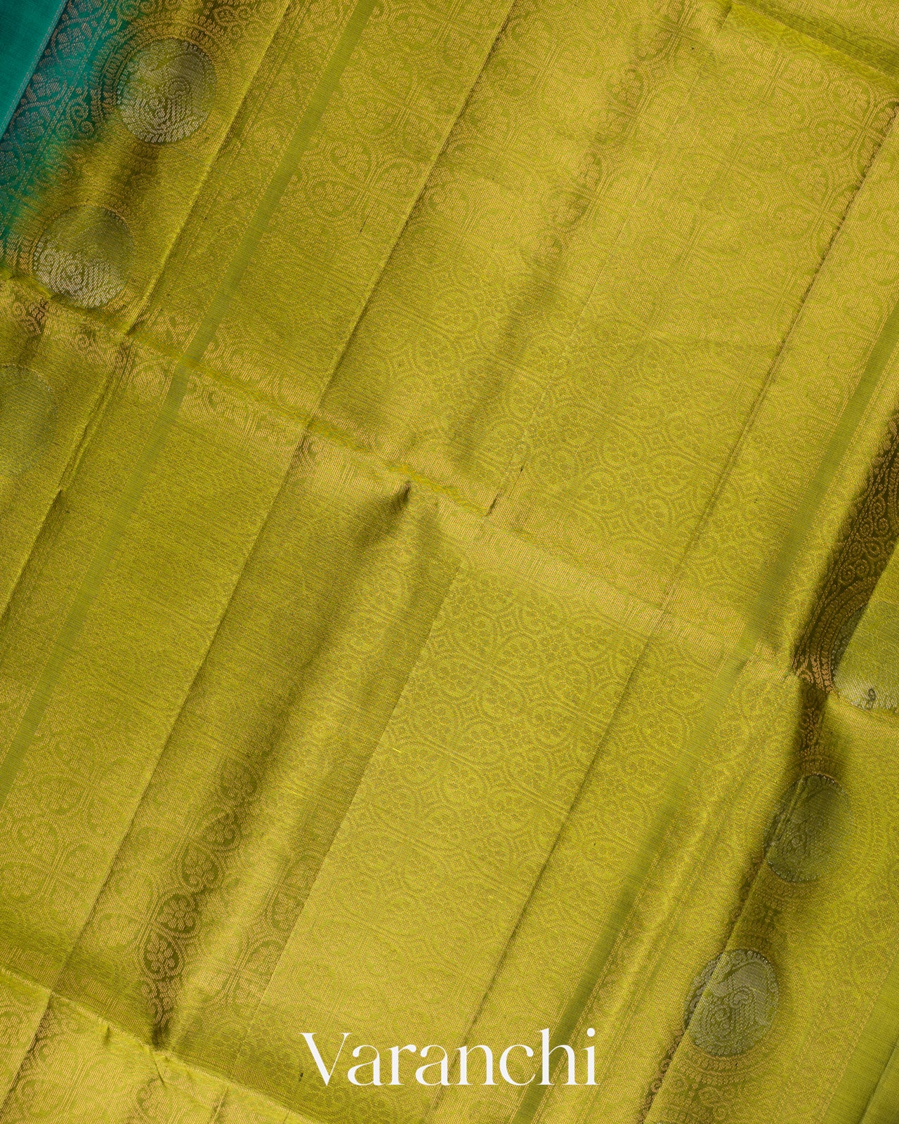 Turquoise Blue Pure Soft Silk Handloom Saree