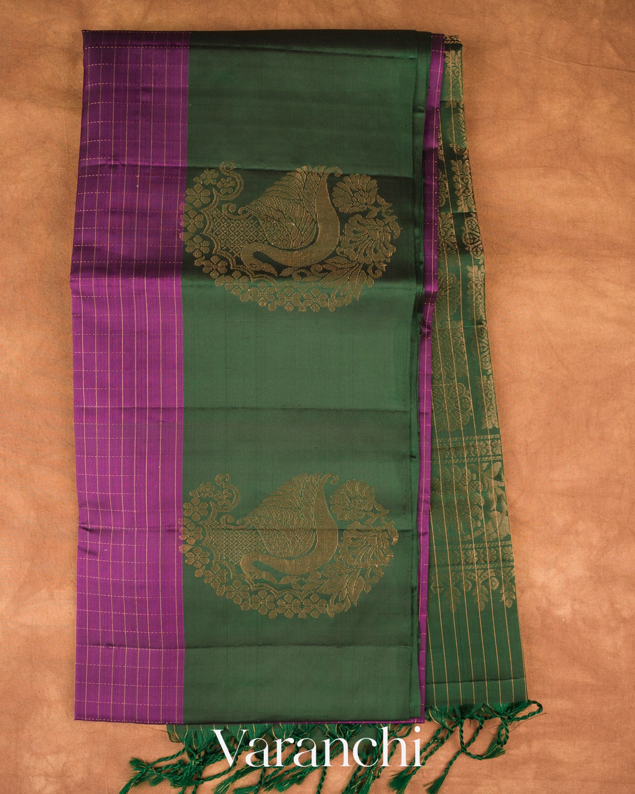 Magenta Pure Soft Silk Handloom Saree