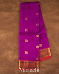 Royal Purple Pure Kanchipuram Silk Handloom Saree