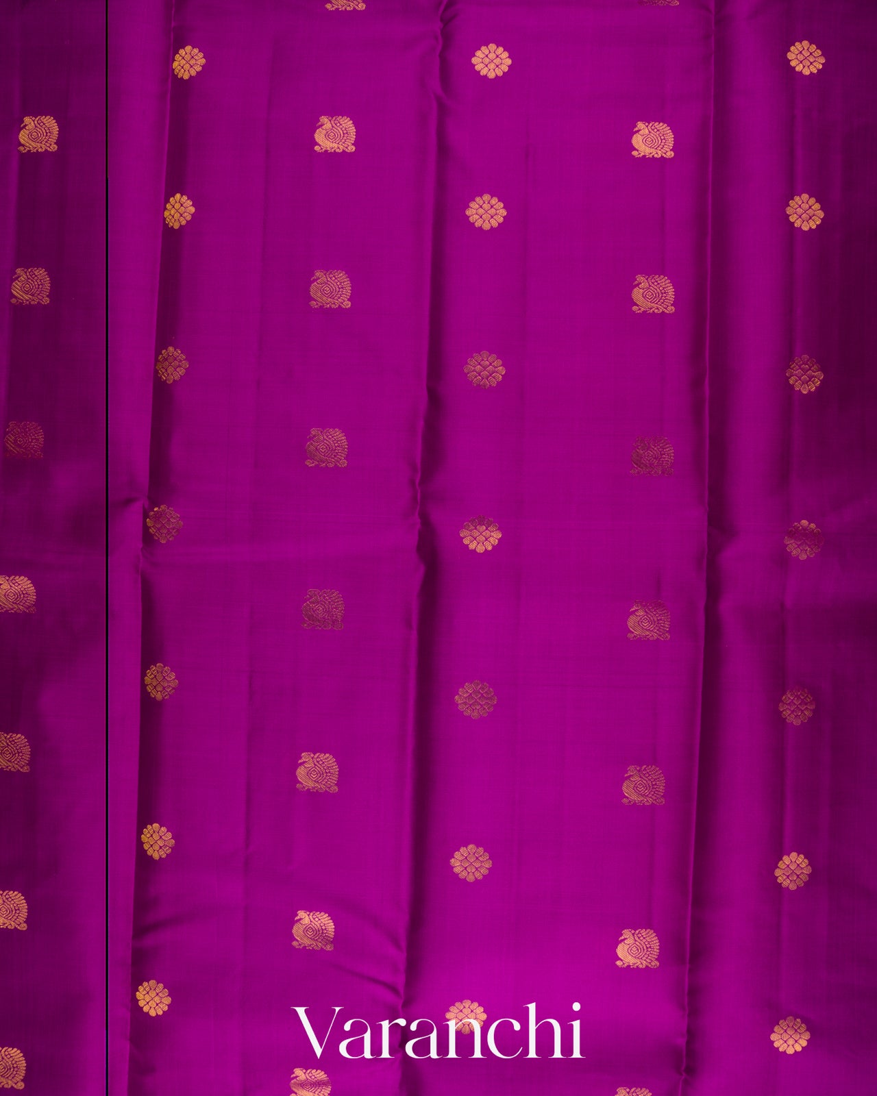 Royal Purple Pure Kanchipuram Silk Handloom Saree