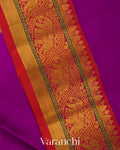 Royal Purple Pure Kanchipuram Silk Handloom Saree