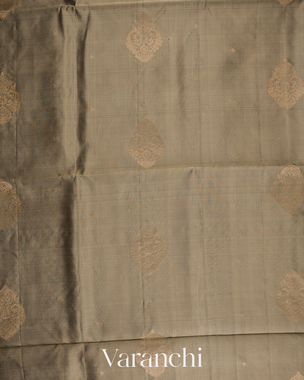Grey Pure Soft Silk Handloom Saree