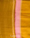 Lavender Pure Chiniya Silk Saree