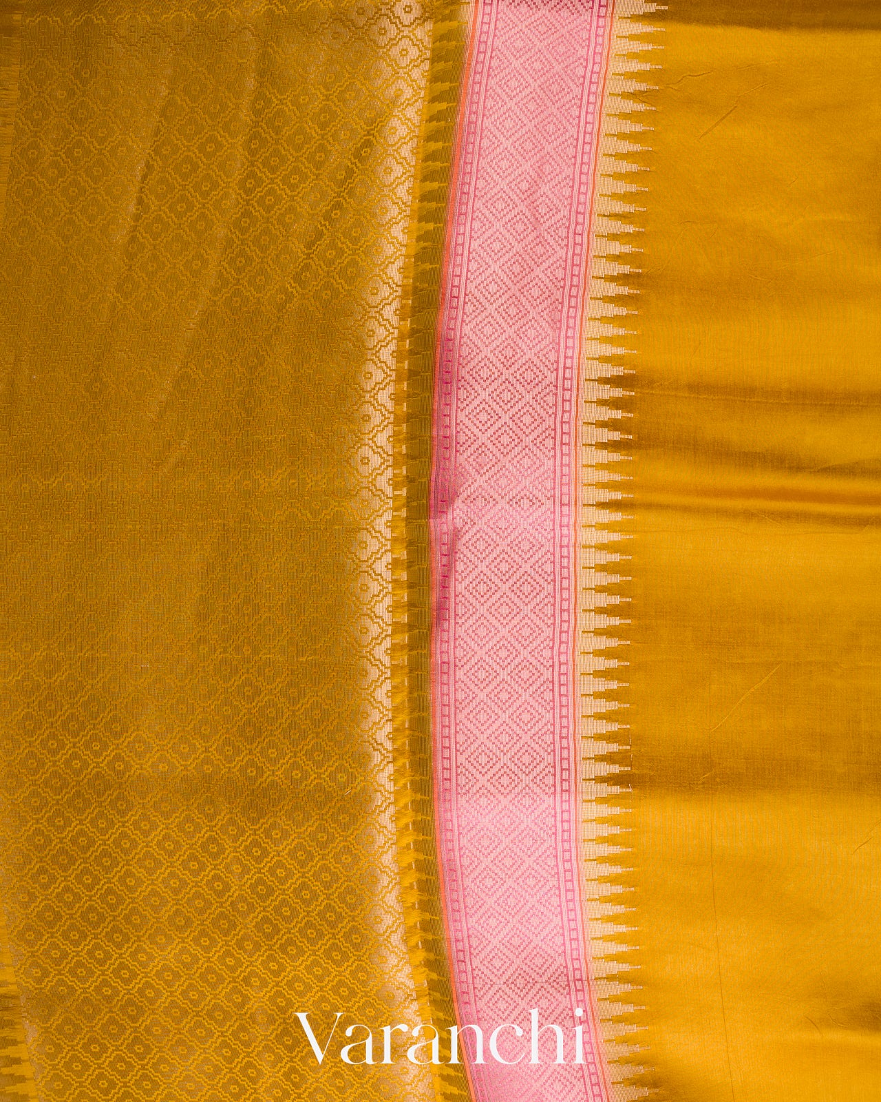 Lavender Pure Chiniya Silk Saree