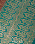 Rani Pink Checkered Pure Crepe Silk Handloom Saree