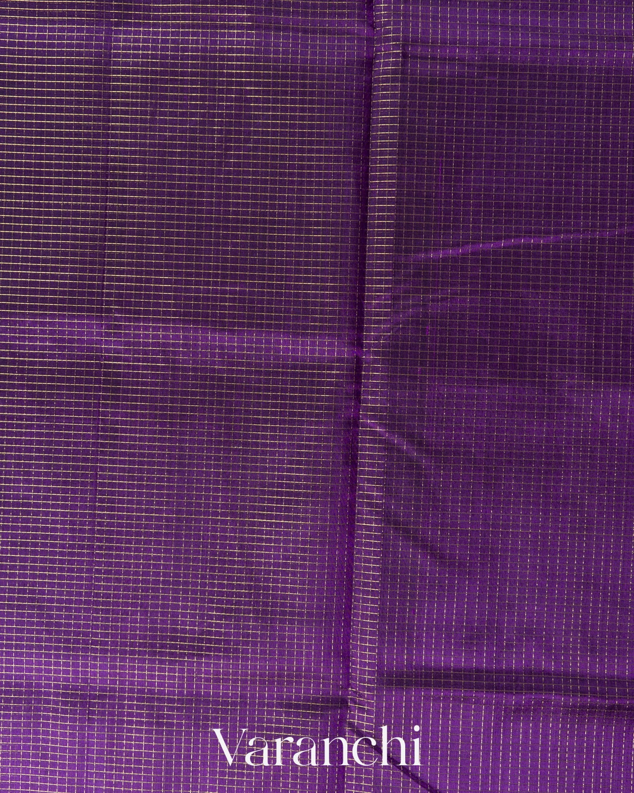 Purple Striped Pure Kanchipuram Silk Cotton Handloom Saree