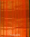 Bottle Green Pure Kanchipuram Silk Cotton Handloom Saree