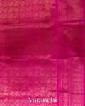 Baby Pink Pure Kanchipuram Silk Cotton Handloom Saree