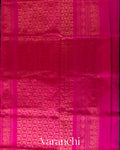 Bottle Green Pure Kanchipuram Silk Cotton Handloom Saree