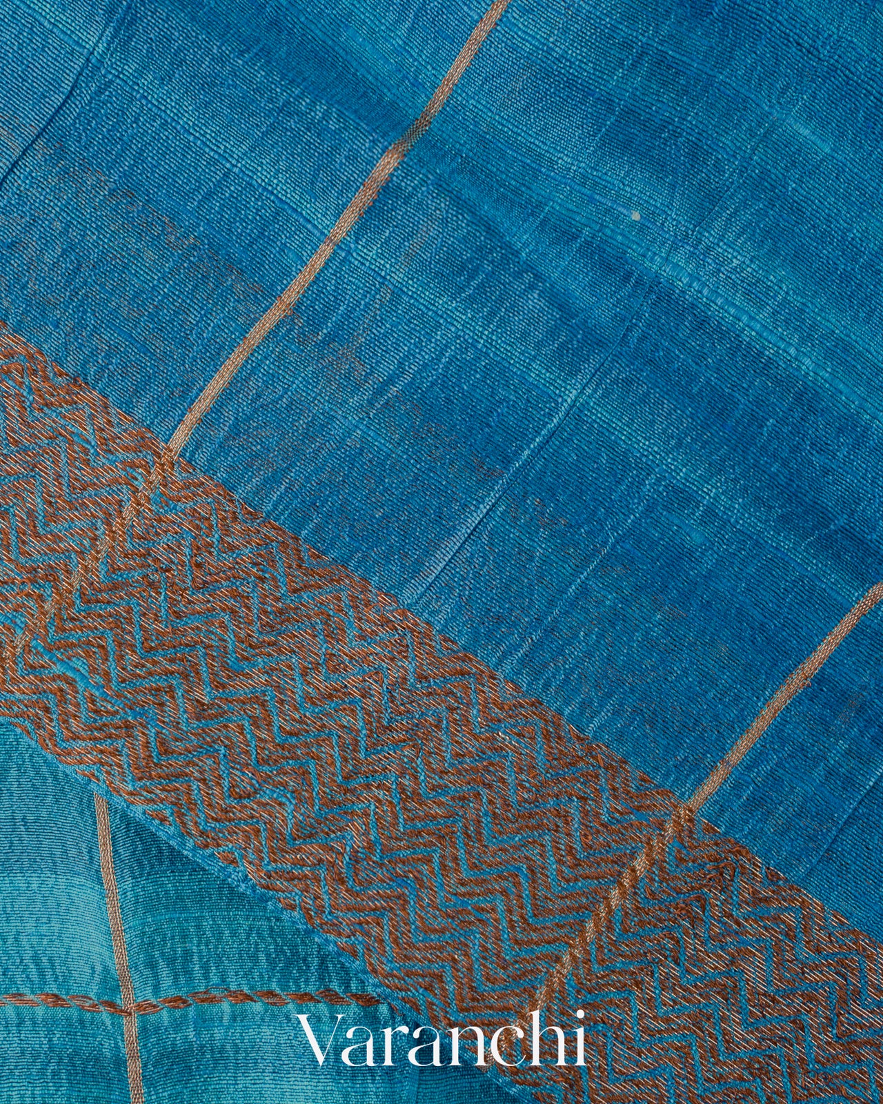 Black Checked Pure Raw Silk Handloom Saree