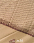 Cream Pure Chanderi Silk Cotton Handloom Saree