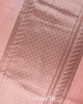 Baby Pink Pure Chanderi Silk Cotton Handloom Saree