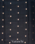 Black Pichwai Digital Printed Pure Chiniya Silk Saree