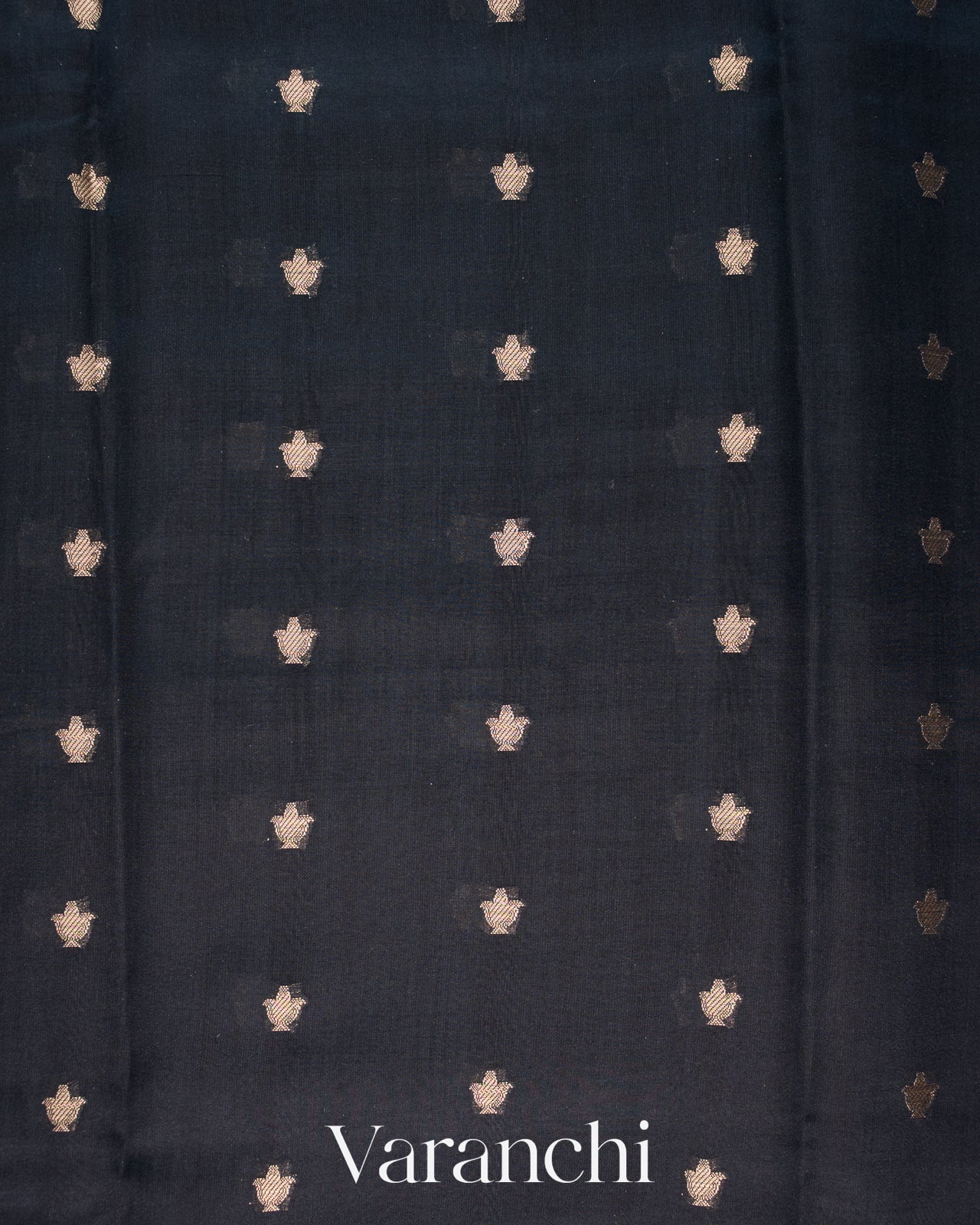 Black Pichwai Digital Printed Pure Chiniya Silk Saree